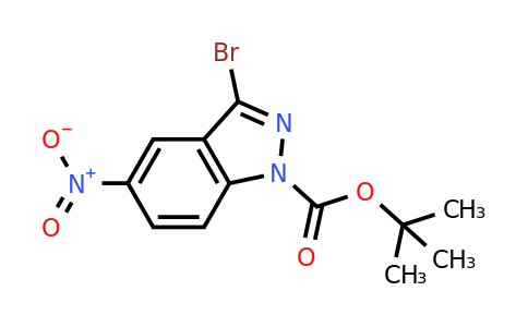473416-22-7 | tert-Butyl 3-bromo-5-nitro-1H-indazole-1-carboxylate
