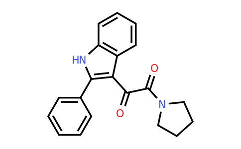 1-(2-Phenyl-1H-indol-3-yl)-2-(pyrrolidin-1-yl)ethane-1,2-dione
