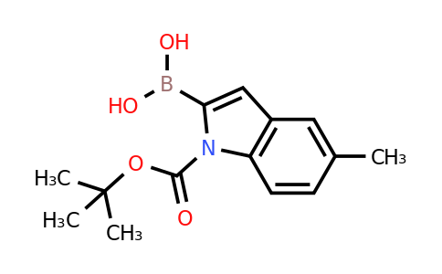 475102-14-8 | (1-(tert-Butoxycarbonyl)-5-methyl-1H-indol-2-yl)boronic acid