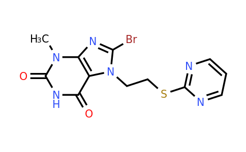 476482-16-3 | 8-Bromo-3-methyl-7-(2-(pyrimidin-2-ylthio)ethyl)-3,7-dihydro-1h-purine-2,6-dione