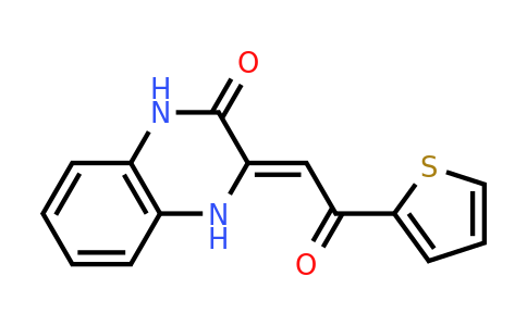 476615-56-2 | (3Z)-3-[2-oxo-2-(thiophen-2-yl)ethylidene]-1,2,3,4-tetrahydroquinoxalin-2-one