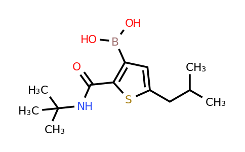 477775-49-8 | (2-(tert-Butylcarbamoyl)-5-isobutylthiophen-3-yl)boronic acid