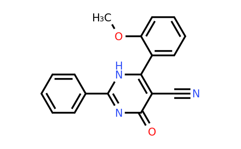 477853-96-6 | 6-(2-Methoxyphenyl)-4-oxo-2-phenyl-1,4-dihydropyrimidine-5-carbonitrile