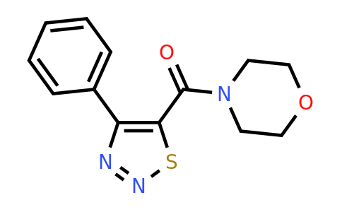477857-70-8 | Morpholino(4-phenyl-1,2,3-thiadiazol-5-yl)methanone