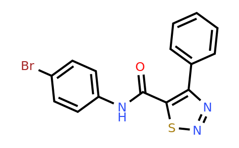 477857-83-3 | N-(4-bromophenyl)-4-phenyl-1,2,3-thiadiazole-5-carboxamide