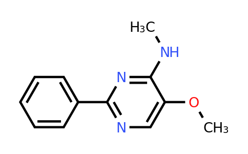 477863-75-5 | 5-Methoxy-N-methyl-2-phenylpyrimidin-4-amine