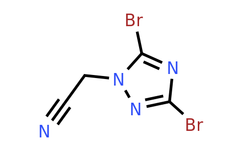 477869-83-3 | 2-(3,5-Dibromo-1H-1,2,4-triazol-1-yl)acetonitrile