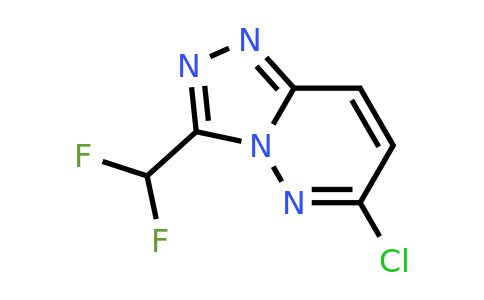 6-chloro-3-(difluoromethyl)-[1,2,4]triazolo[4,3-b]pyridazine