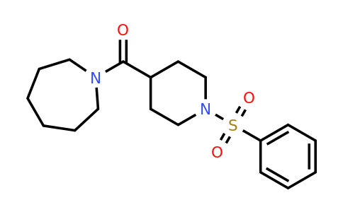 478041-48-4 | Azepan-1-yl(1-(phenylsulfonyl)piperidin-4-yl)methanone