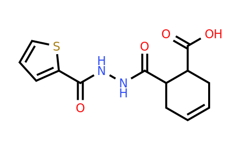 478046-15-0 | 6-(2-(Thiophene-2-carbonyl)hydrazine-1-carbonyl)cyclohex-3-ene-1-carboxylic acid