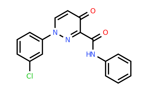 478063-42-2 | 1-(3-Chlorophenyl)-4-oxo-n-phenyl-1,4-dihydropyridazine-3-carboxamide