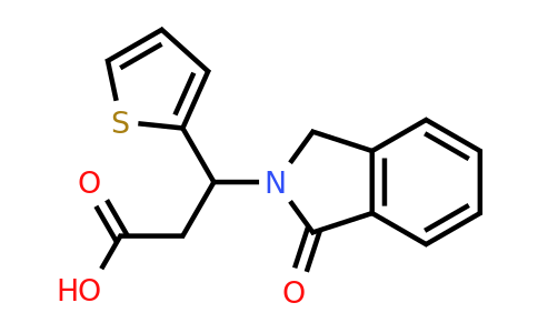 478079-05-9 | 3-(1-Oxoisoindolin-2-yl)-3-(thiophen-2-yl)propanoic acid