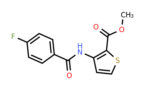 478080-00-1 | Methyl 3-(4-fluorobenzamido)thiophene-2-carboxylate