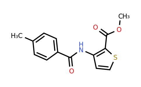 478080-01-2 | Methyl 3-(4-methylbenzamido)thiophene-2-carboxylate