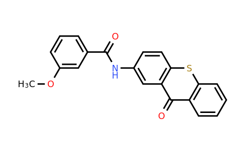 478257-04-4 | 3-Methoxy-N-(9-oxo-9H-thioxanthen-2-yl)benzamide