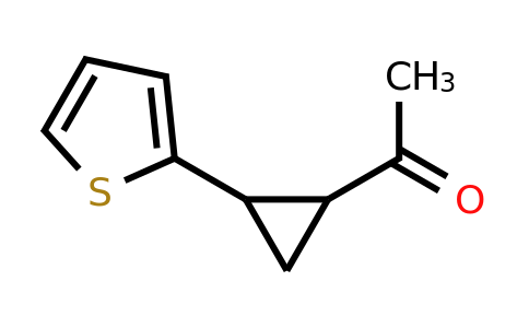 478262-59-8 | 1-(2-(Thiophen-2-yl)cyclopropyl)ethan-1-one