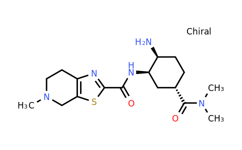 480450-71-3 | N-((1R,2S,5S)-2-Amino-5-(dimethylcarbamoyl)cyclohexyl)-5-methyl-4,5,6,7-tetrahydrothiazolo[5,4-c]pyridine-2-carboxamide (Edoxaban Impurity)