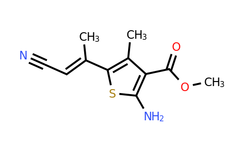 4815-42-3 | Methyl (E)-2-amino-5-(1-cyanoprop-1-en-2-yl)-4-methylthiophene-3-carboxylate