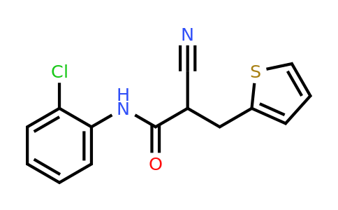 483359-34-8 | N-(2-chlorophenyl)-2-cyano-3-(thiophen-2-yl)propanamide