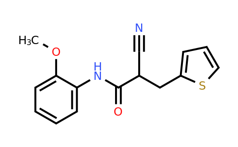 483359-52-0 | 2-Cyano-N-(2-methoxyphenyl)-3-(thiophen-2-yl)propanamide