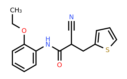 483359-68-8 | 2-Cyano-N-(2-ethoxyphenyl)-3-(thiophen-2-yl)propanamide