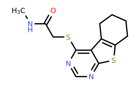 483984-12-9 | n-Methyl-2-{8-thia-4,6-diazatricyclo[7.4.0.0,2,7]trideca-1(9),2,4,6-tetraen-3-ylsulfanyl}acetamide
