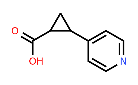 484654-49-1 | 2-(4-pyridyl)cyclopropanecarboxylic acid