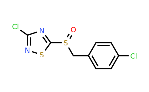 486997-65-3 | 3-Chloro-5-[(4-chlorophenyl)methanesulfinyl]-1,2,4-thiadiazole