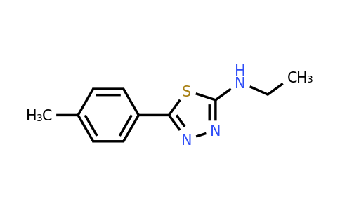 488794-36-1 | N-ethyl-5-(p-tolyl)-1,3,4-thiadiazol-2-amine