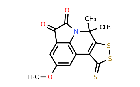 488862-00-6 | 2-Methoxy-7,7-dimethyl-10-thioxo-7,10-dihydro-[1,2]dithiolo[3,4-c]pyrrolo[3,2,1-ij]quinoline-4,5-dione
