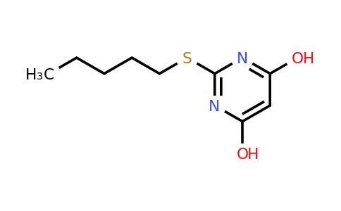 489403-70-5 | 2-(Pentylsulfanyl)pyrimidine-4,6-diol