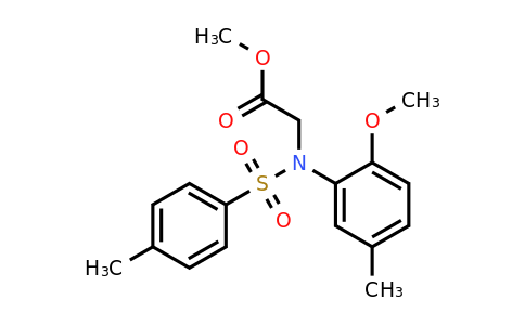 491844-30-5 | Methyl N-(2-methoxy-5-methylphenyl)-N-tosylglycinate
