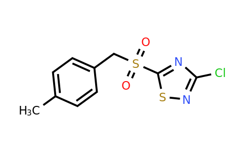 494763-26-7 | 3-Chloro-5-[(4-methylphenyl)methanesulfonyl]-1,2,4-thiadiazole