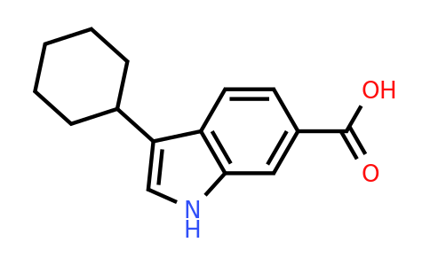 494799-17-6 | 3-Cyclohexyl-1H-indole-6-carboxylic acid