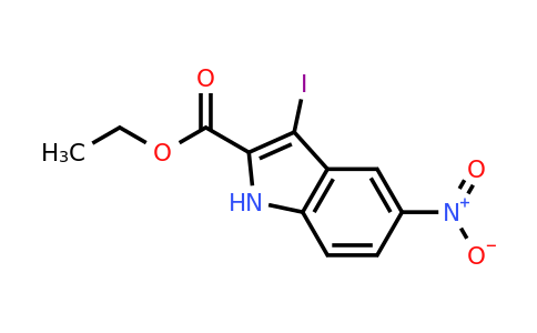 494854-46-5 | Ethyl 3-iodo-5-nitro-1H-indole-2-carboxylate