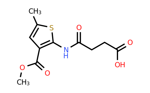 495375-57-0 | 3-{[3-(methoxycarbonyl)-5-methylthiophen-2-yl]carbamoyl}propanoic acid