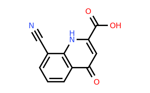 8-Cyano-4-oxo-1,4-dihydroquinoline-2-carboxylic acid
