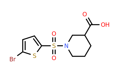496778-03-1 | 1-[(5-Bromothien-2-yl)sulfonyl]piperidine-3-carboxylic acid