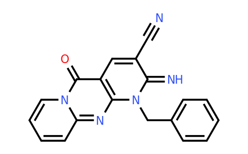 496799-83-8 | 1-Benzyl-2-imino-5-oxo-1,5-dihydro-2H-dipyrido[1,2-a:2',3'-d]pyrimidine-3-carbonitrile