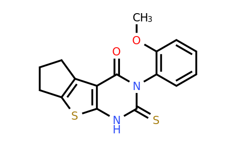 497078-59-8 | 1,2,3,5,6,7-Hexahydro-3-(2-methoxyphenyl)-2-thioxo-4H-cyclopenta[4,5]thieno[2,3-d]pyrimidin-4-one