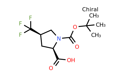 497103-78-3 | (2R,4R)-1-(tert-Butoxycarbonyl)-4-(trifluoromethyl)pyrrolidine-2-carboxylic acid