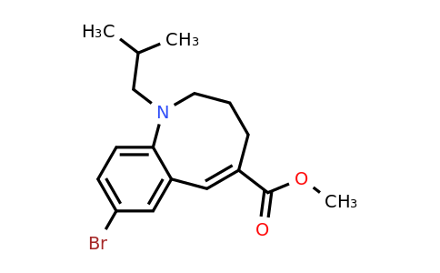 497224-04-1 | Methyl 8-bromo-1-(2-methylpropyl)-1,2,3,4-tetrahydro-1-benzazocine-5-carboxylate