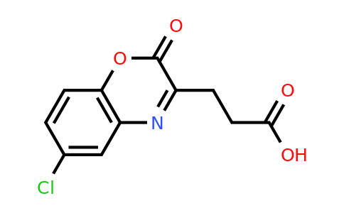 497230-07-6 | 3-(6-Chloro-2-oxo-2h-benzo[b][1,4]oxazin-3-yl)propanoic acid
