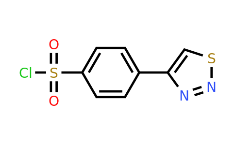 499771-00-5 | 4-(1,2,3-Thiadiazol-4-yl)benzenesulfonyl chloride