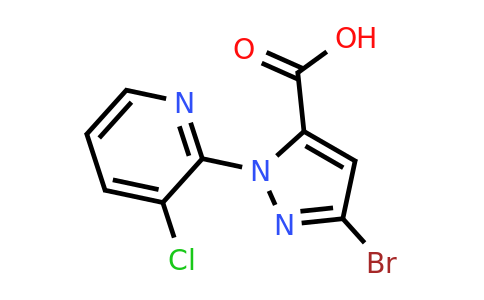 500011-86-9 | 3-Bromo-1-(3-chloropyridin-2-yl)-1H-pyrazole-5-carboxylic acid