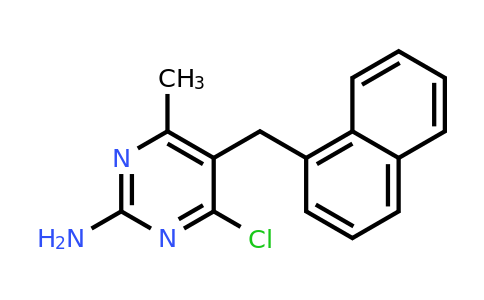 500157-97-1 | 4-Chloro-6-methyl-5-(naphthalen-1-ylmethyl)pyrimidin-2-amine