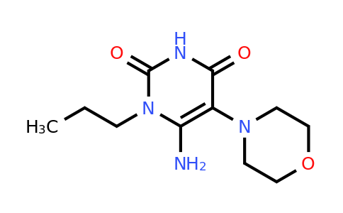 500696-68-4 | 6-Amino-5-(morpholin-4-yl)-1-propyl-1,2,3,4-tetrahydropyrimidine-2,4-dione
