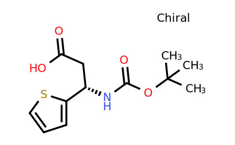 500770-66-1 | (S)-3-((Tert-butoxycarbonyl)amino)-3-(thiophen-2-yl)propanoic acid
