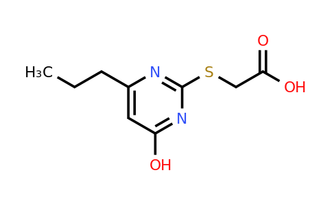 501074-92-6 | 2-((4-Hydroxy-6-propylpyrimidin-2-yl)thio)acetic acid