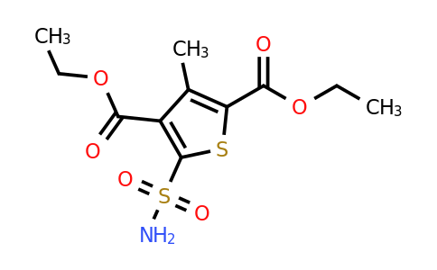501348-43-2 | 2,4-Diethyl 5-(aminosulfonyl)-3-methyl-2,4-thiophenedicarboxylate